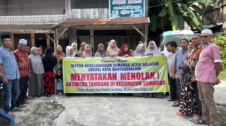IKSAS Subulussalam Tolak Tambang, Minta IUP MMS dan BSM Ditinjau