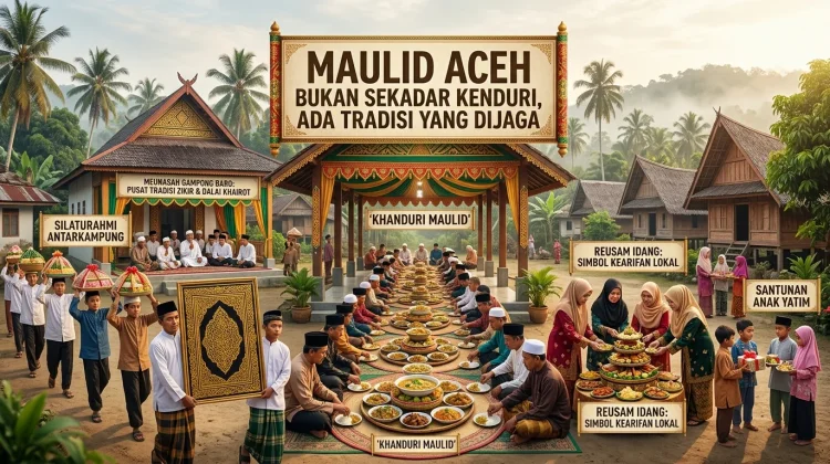 Maulid Aceh Bukan Sekadar Kenduri, Ada Tradisi yang Dijaga