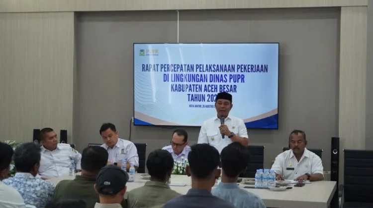 Pemkab Aceh Besar Dorong Pembangunan Infrastruktur Tepat Mutu
