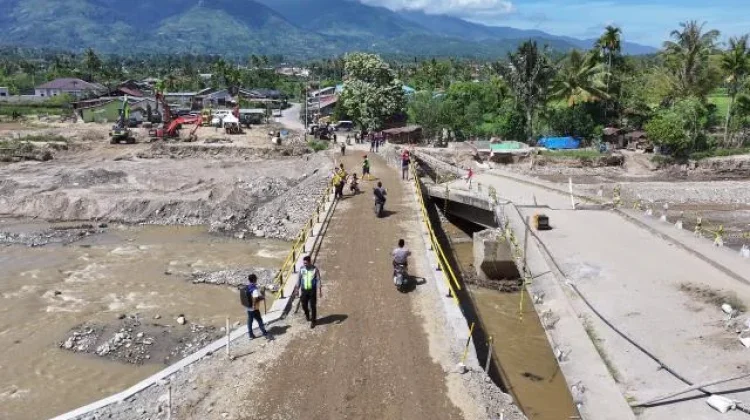 7 Jembatan dan Jalan Lesten Masuk Usulan Pemulihan Permanen Gayo Lues