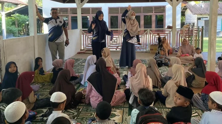 Kemenkum Aceh Edukasi Layanan Hukum Bagi Anak-anak di Lhoong