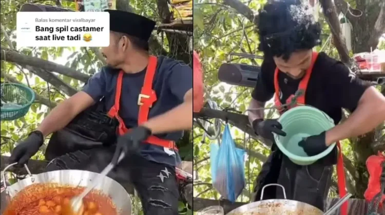 Cara Unik Bang Baneng Jualan Mie Aceh di atas Pohoh, Tutup saat Cuaca Buruk