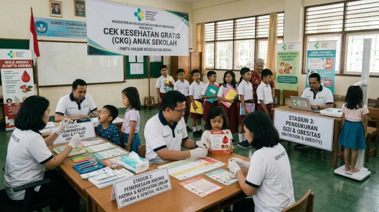 Kemenkes Jadikan CKG Pintu Masuk Tangani Masalah Kesehatan Siswa