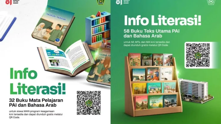 Kemenag Sediakan Buku PAI dan Bahasa Arab Gratis, Ini Link Unduhnya