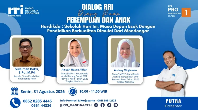 Disdik Banda Aceh Dorong Penguatan Budaya Mendengar Suara Siswa