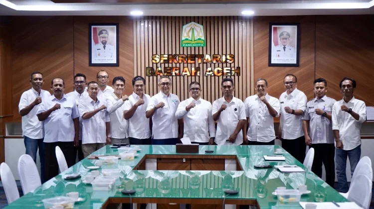 Plt. Sekda Aceh Terima Audiensi Forum Pimred Multimedia Indonesia-Aceh