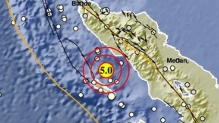 Gempa Bumi 5 Magnitudo Guncang Sinabang, Aceh