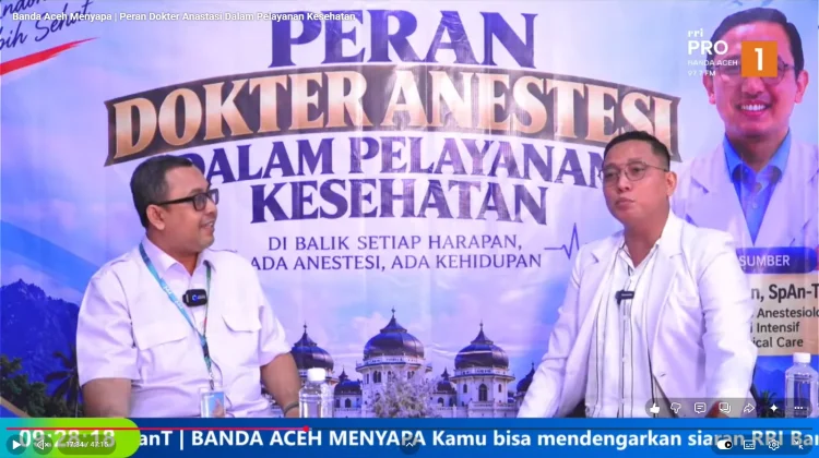 Ketersediaan Dokter Anestesi di Aceh Masih Jadi Tantangan
