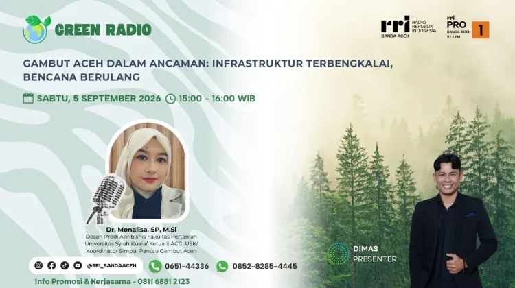 Infrastruktur Gambut Aceh Terancam Rusak, Perawatan dan Kesadaran Masyarakat Jad