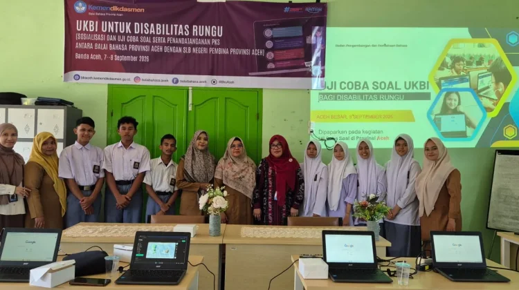 Balai Bahasa Aceh Uji Coba UKBI Adaptif bagi Disabilitas Rungu