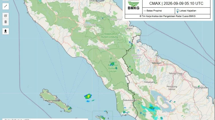 BMKG Keluarkan Peringatan Dini Cuaca Aceh 9-11 September