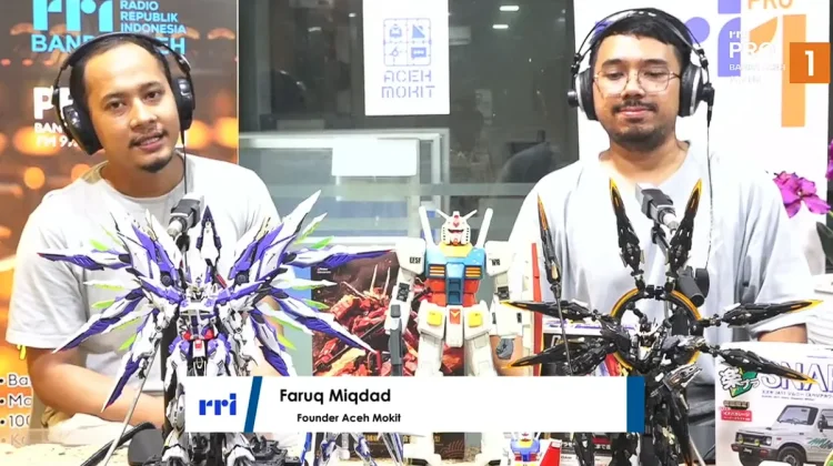 Aceh Mokit Kenalkan Hobi Merakit Replika Objek