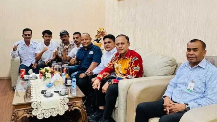 SMSI Aceh Besar Jalin Sinergi dengan Bank Aceh Syariah Cabang Jantho