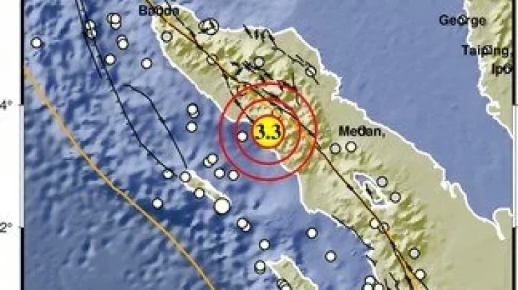 Gempa Magnitudo 3,3 Guncang Aceh Selatan