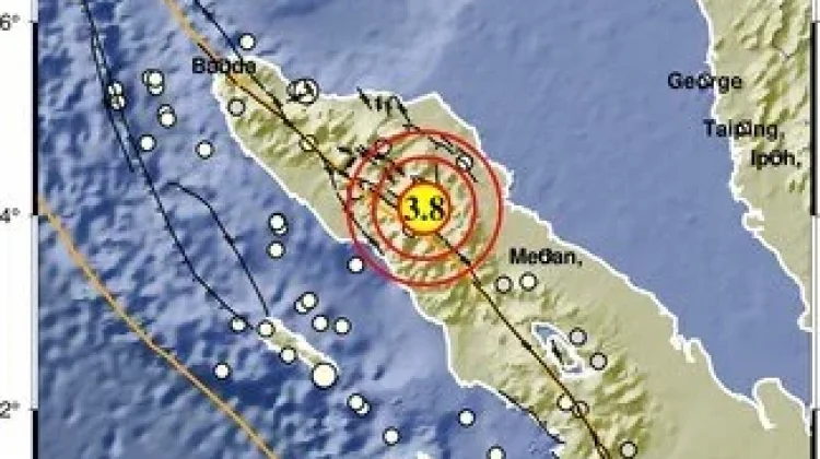 Gempa Dangkal Berkekuatan 3,8 Magnitudo Mengguncang Gayo Lues