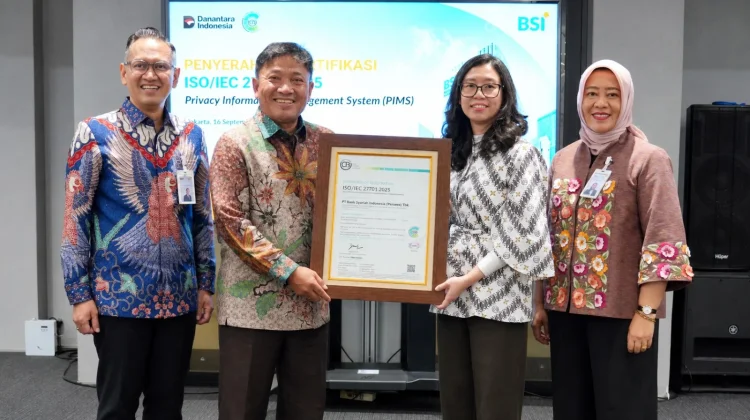 BSI Raih Pengakuan Global ISO 27701:2025 Keamanan Data Nasabah