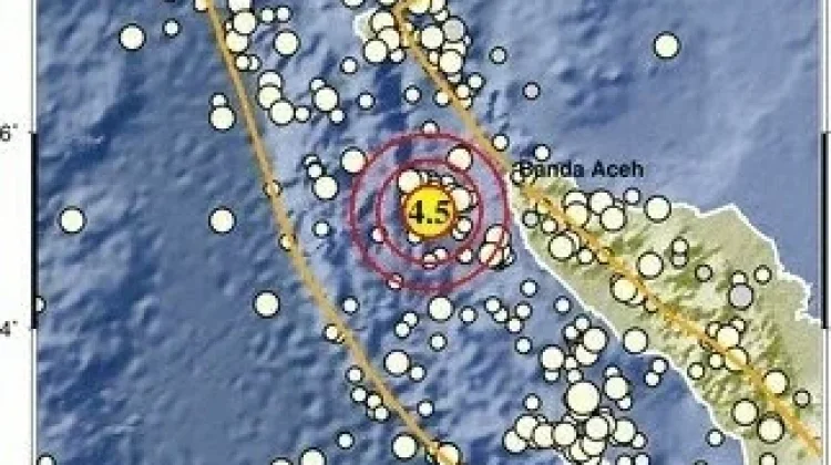 Gempa M4,6 Guncang Aceh Besar, Dirasakan hingga Banda Aceh, Tidak Berpotensi Tsunami