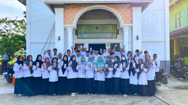 Kemenag Aceh Tamiang Launching Program Infaq Sehari Seribu Rupiah (Issat)