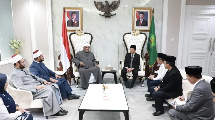 Menag Bersama Ulama Al-Azhar Bahas Kerja Sama Pendidikan dan Dakwah