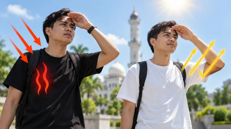 Benarkah Pakaian Warna Gelap Lebih Menyerap Panas? Ini Penjelasannya