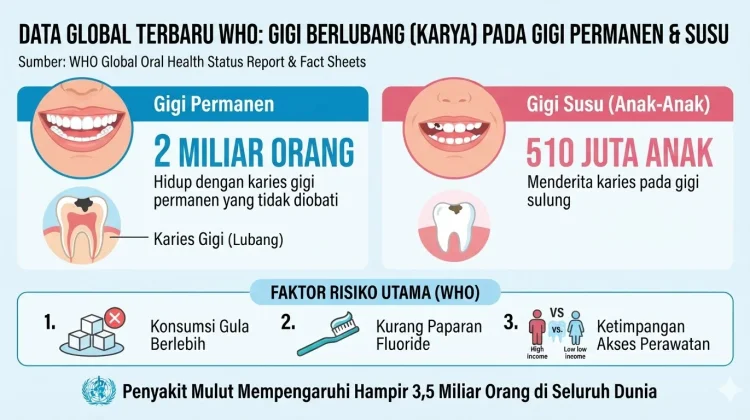Karies Gigi Masih Jadi Masalah Kesehatan Anak