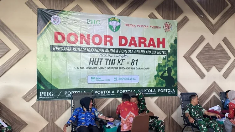 PMI Banda Aceh Targetkan 100 Kantong Darah pada HUT TNI