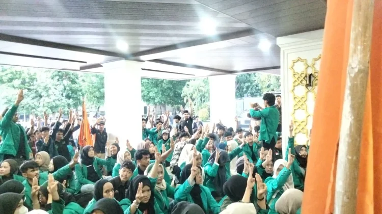 Ratusan Mahasiswa Demo di DPRA, Minta Tindaklanjuti Delapan Tuntutan Agraria