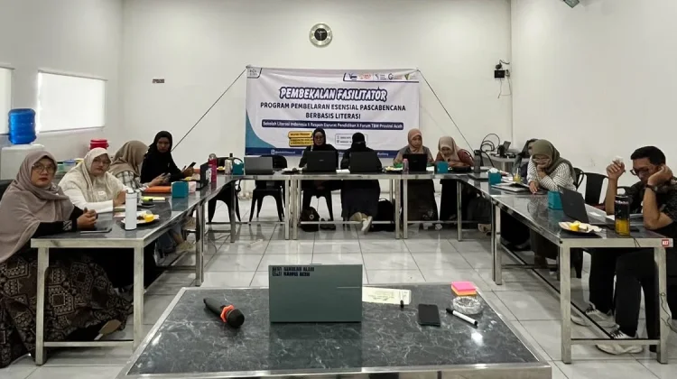 Sekolah Literasi Indonesia Bekali Fasilitator di Wilayah Terdampak Bencana
