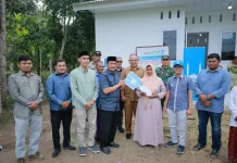 Dhuafa Aceh Besar Terima Rumah Bantuan Tahan Gempa