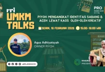 PIYOH Angkat Identitas Aceh Lewat Kaos Kreatif