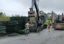 TNI Pacu Penyelesaian Jembatan Bailey di Hari Meugang