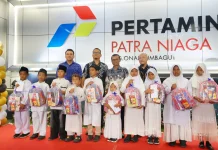 Pertamina Salurkan Santunan bagi Anak Yatim