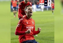 Drama Menit 90: Osasuna Benamkan Real Madrid