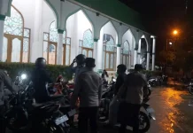 Polresta Banda Aceh Amankan Pelaksanaan Salat Tarawih