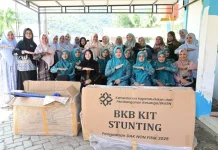TP PKK Aceh Besar Salurkan BKB Kit Stunting