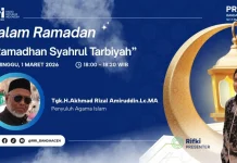 Ramadhan Bulan Tarbiyah untuk Meningkatkan Keimanan