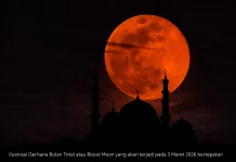 Gerhana Bulan Total Bakal Lintasi Langit Aceh