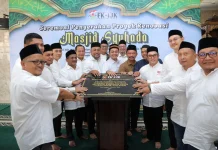 FKIJK Aceh Salurkan Bantuan Renovasi Masjid Syuhada Kuala Simpang
