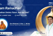 Bulan Ramadhan Kesempatan Melakukan Detoks Tubuh, Jiwa, dan Hati