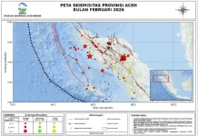 BMKG Catat Aktivitas Gempa di Aceh dan Sambaran Petir Tinggi