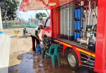 Kodim 0102/Pidie Suplai Air Bersih untuk Warga Pidie Jaya di Suasana Lebaran