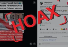 Hoaks Lagu “Prabowo for Global Peace” Diklaim Dibuat Musisi Dunia