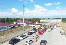 Gerbang Tol Padang Tiji Jadi Titik Terpadat Arus Balik Lebaran