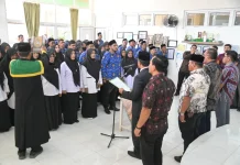 Wabup Aceh Besar Lantik 4 Kepala Puskesmas serta Pejabat Fungsional