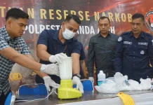 Sabu Hasil Tangkapan di Bandara SIM Dimusnahkan, Pelaku Diancam Hukuman Mati
