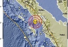 Gempa Magnitudo 3,0 Guncang Aceh Singkil, Tidak Berpotensi Tsunami