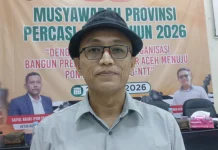 M. Hendrik Friasayani Secara Aklamasi Terpilih Sebagai Ketua Umum Percasi Aceh
