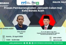 Pemberangkatan Jemaah Haji Banda Aceh Mulai 5 Mei