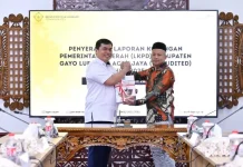 Pemkab Aceh Jaya Serahkan Laporan Keuangan pada BPK