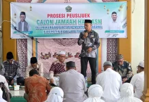 Jemaah Haji Kemenag Pidie Jaya Dipeusijuk sebelum Berangkat ke Tanah Suci